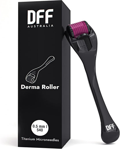 0.5mm Derma Roller 540 Titanium | Microneedling for Skin Care at Home