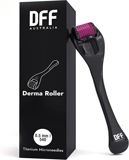 0.5mm Derma Roller 540 Titanium | Microneedling for Skin Care at Home