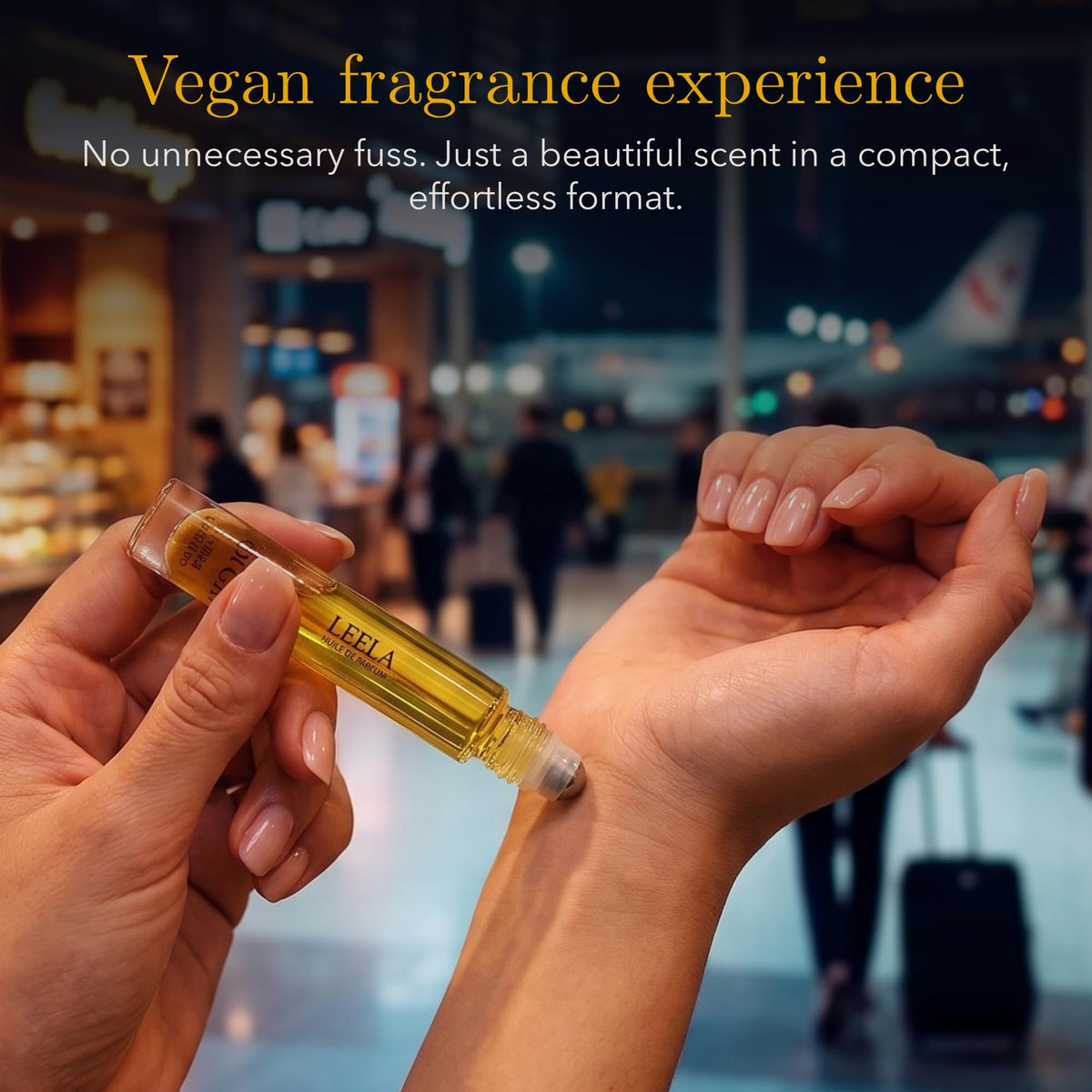 Vegan Perfume Oil Roll On - 10ml, Alcohol-free and Long Lasting Fine Fragrance, Best Perfume for all Men, Women and Unisex - LEELA