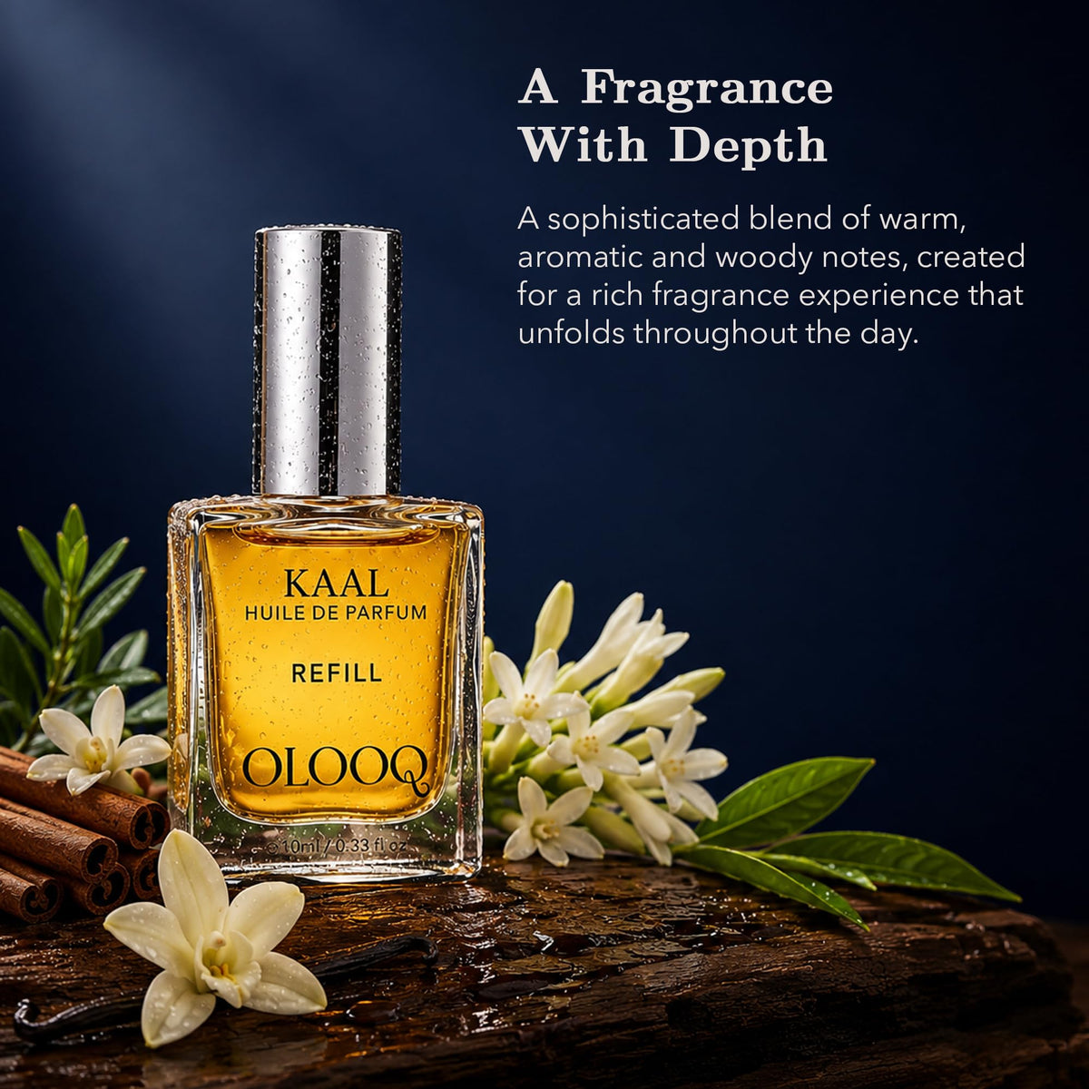 Vegan Perfume Oil Refill for Crystal Collection - 10ml, Alcohol-free and Long Lasting Fine Fragrance, Best Perfume for all Men, Women and Unisex - KAAL