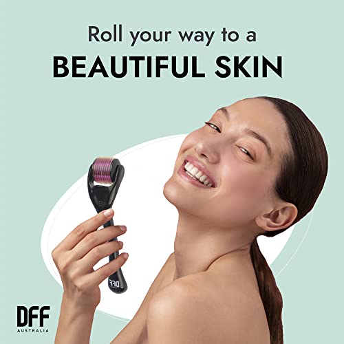 Titanium derma roller for smoother skin