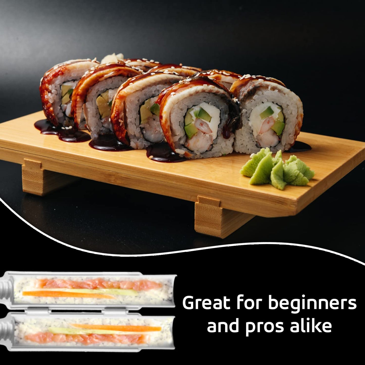 Enjoy delicious sushi at home