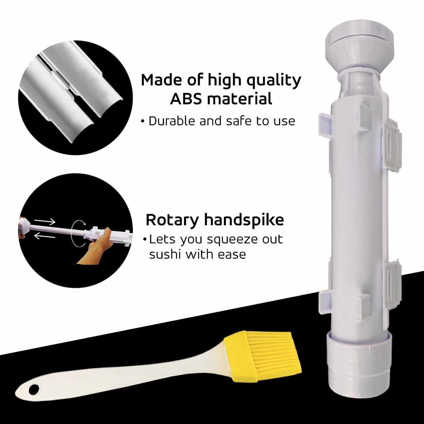 Easy DIY Sushi Maker Kit features