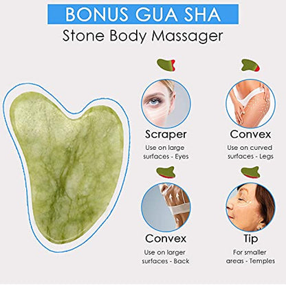 Bonus gua sha stone body massager