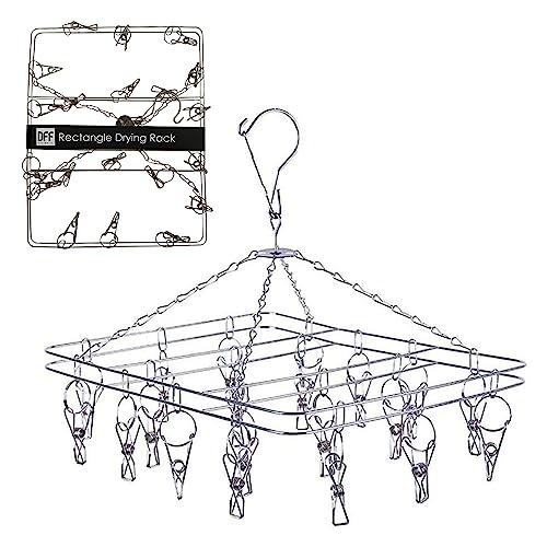 Steel Clothes Drying Rack with 20 pegs