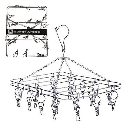 Steel Clothes Drying Rack with 20 pegs